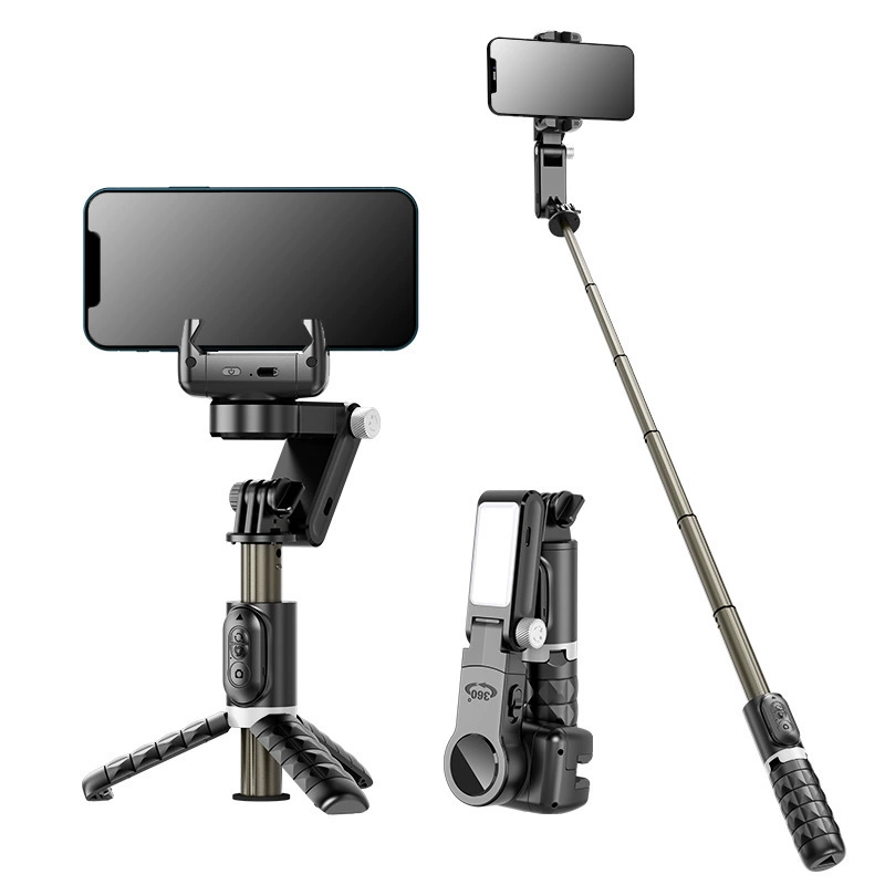 Q18 selfie stick Bluetooth anti-shake follow-up bracket mobile phone gimbal stabilizer retractable live broadcast tripod