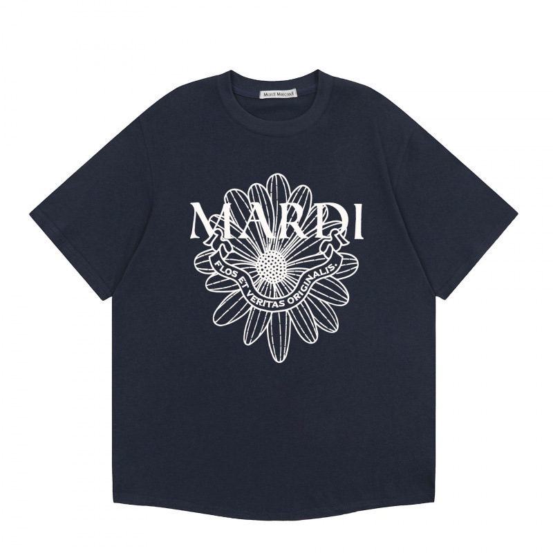 【カウンター品質】韓国マルディトレンドブランド半袖Tシャツリトルデイジードーマンプリントラウンドネックピュアコットンクロスボーダー|undefined