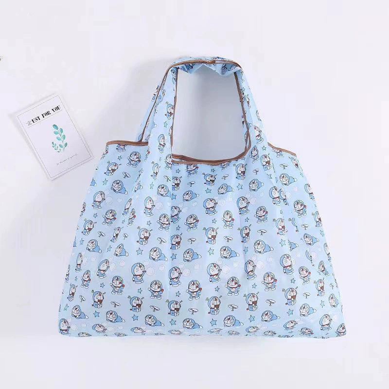 Folding cute cartoon big shopping bag