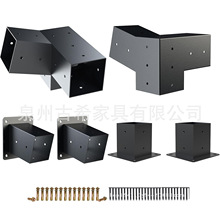 凉亭支架,2包木制品凉亭包15°3角直角支架和4x4木梁升降木支架包