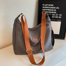 2024新款跨境休闲时尚尼龙布包包女秋冬森萌大容量简约单肩斜挎包