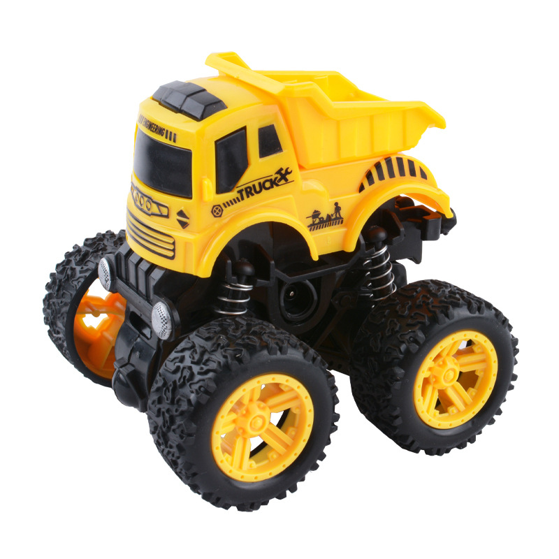 Juguetes infantiles excavadora coche de ingeniería de niños inercia cuatro tracciones todoterreno truco coche de juguete al por mayor
