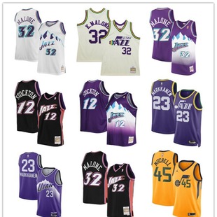 nba New Jersey Utah Jazz 12 32 MALONE 45 players Sports Basketball clothes shorts wholesale