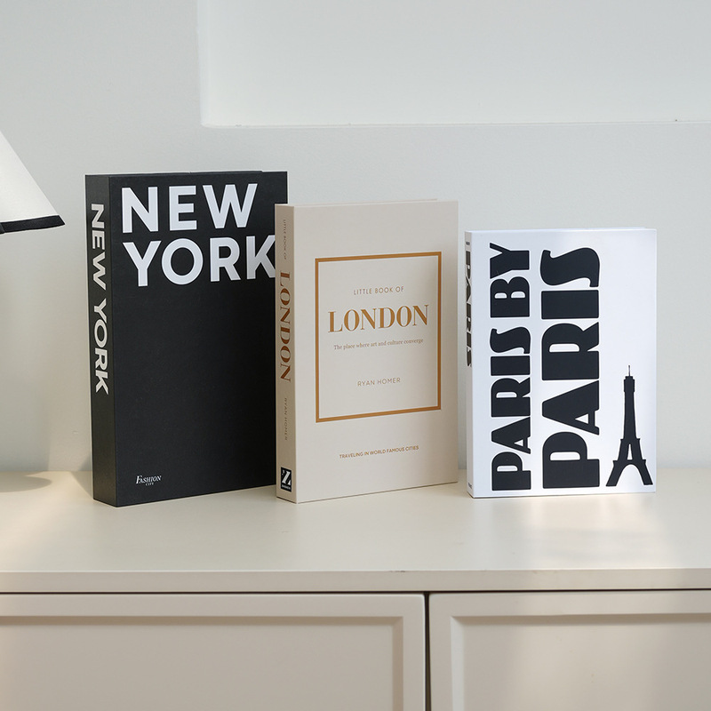 Fashion City Fake Book Simple Modern English Simulation Book Model Room Decoration Book Model Decoration Book Home Decoration Book Fashion City Fake Book Simple Modern English Simulation Book Model Room Decoration Book Model Decoration Book Home Decoration Book