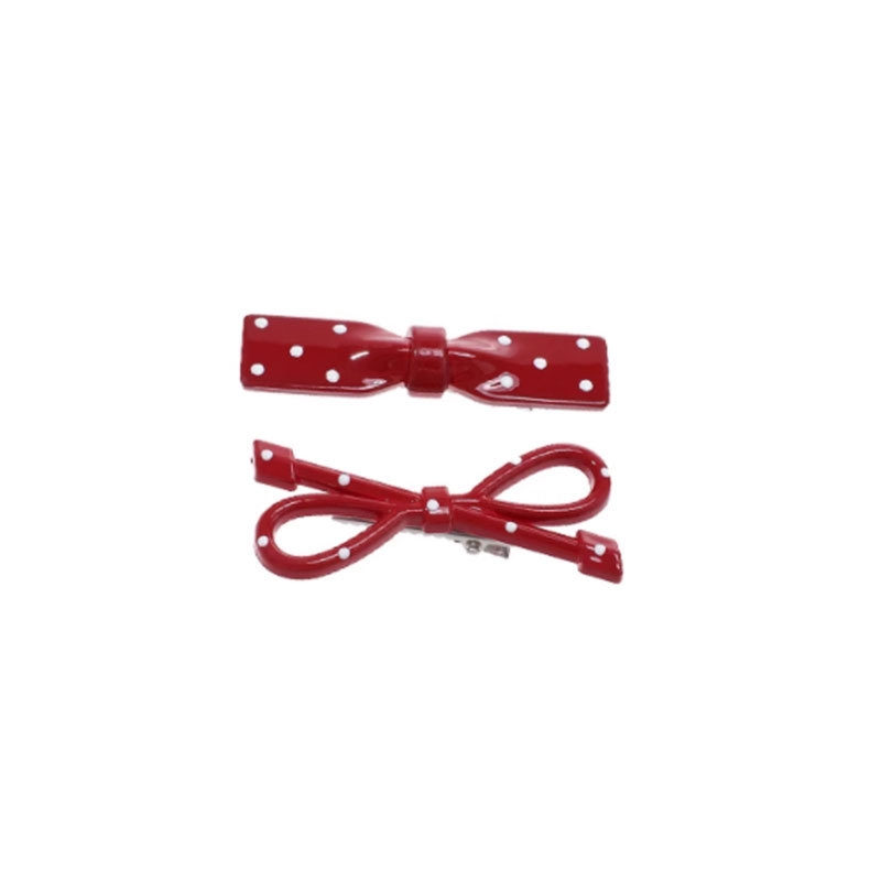 Niños dulces ondas puntos de arco pinzas de cabello 2024 nuevas niñas de estilo universal lindas laterales de cabello roto tarjetas de cabello marinas