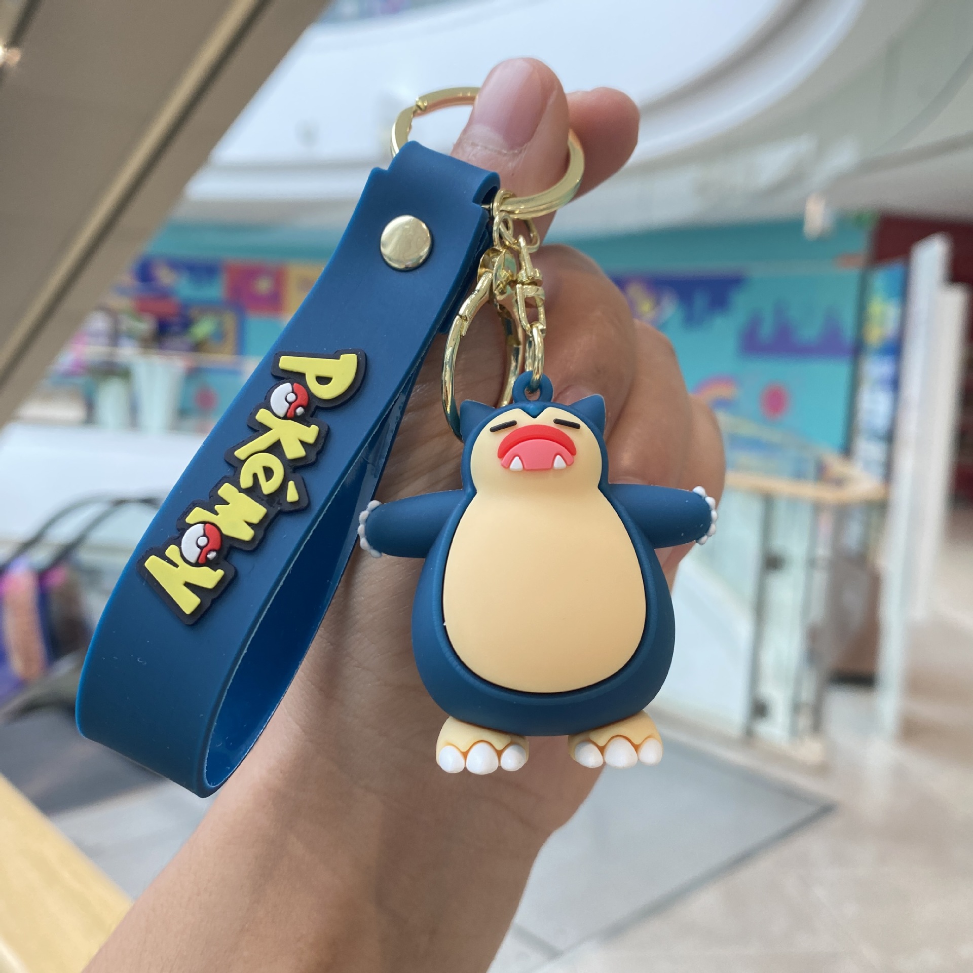 Nuevo estilo de dormir Zibao Ke Meng llavero colgante Lindo Pikachu muñeca bolsa adornos coche pequeño regalo al por mayor