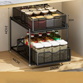 收纳架;垃圾桶;厨房置物架