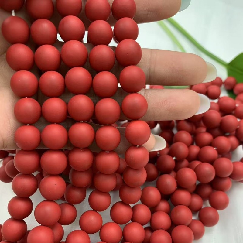 厂家直销批发贝壳珠磨砂红直孔条珠散珠diy手工手链项链饰品配饰|undefined
