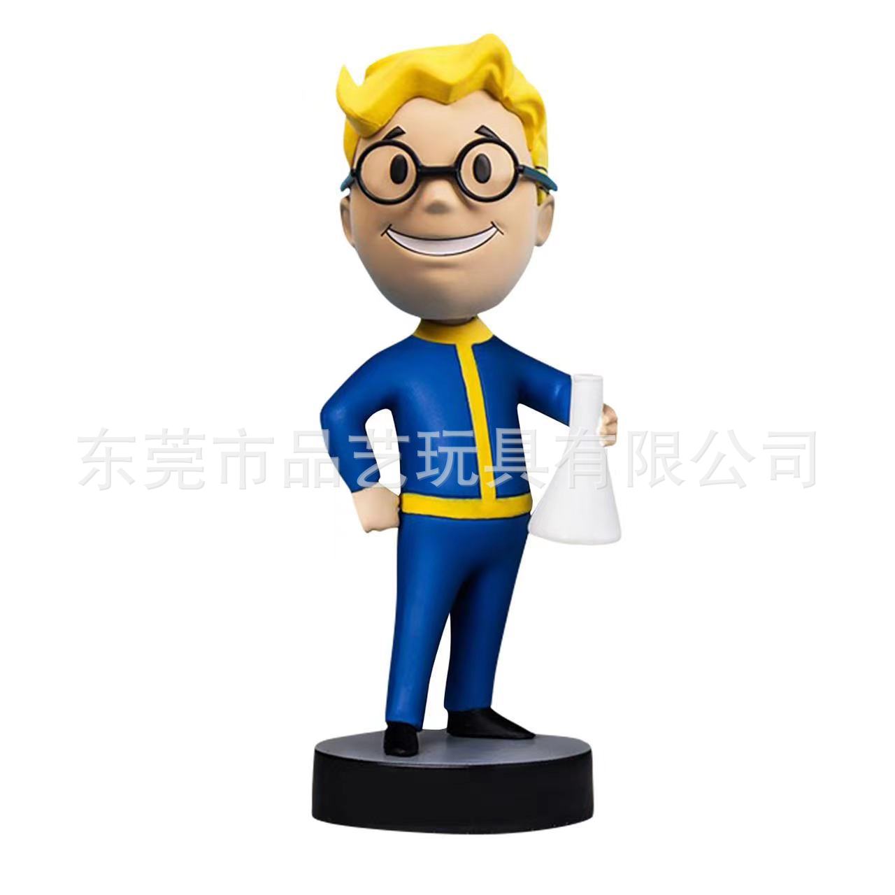现货动漫周边Fallout辐射4辐射小子人偶Vault Boy 树脂玩具摆件