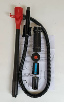 Kempinq və səyahət: Suction Device Vehicle Emergency Oil Extractor - red-small-gun-black-tube