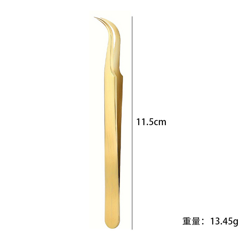嫁接假睫毛镊子美睫师种睫毛开花辅助金羽夹子高精密专业美睫工具|undefined