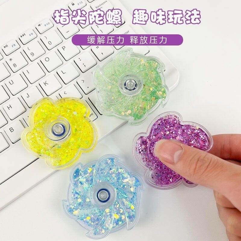 Creative Flowing Sand Gyro Petal Guka Colorful Flowing Sand Fingertip Gyro Educational Novelty Stress Relief Toy for Children and Students Creative Flowing Sand Gyro Petal Guka Colorful Flowing Sand Fingertip Gyro Educational Novelty Stress Relief Toy for Children and Students