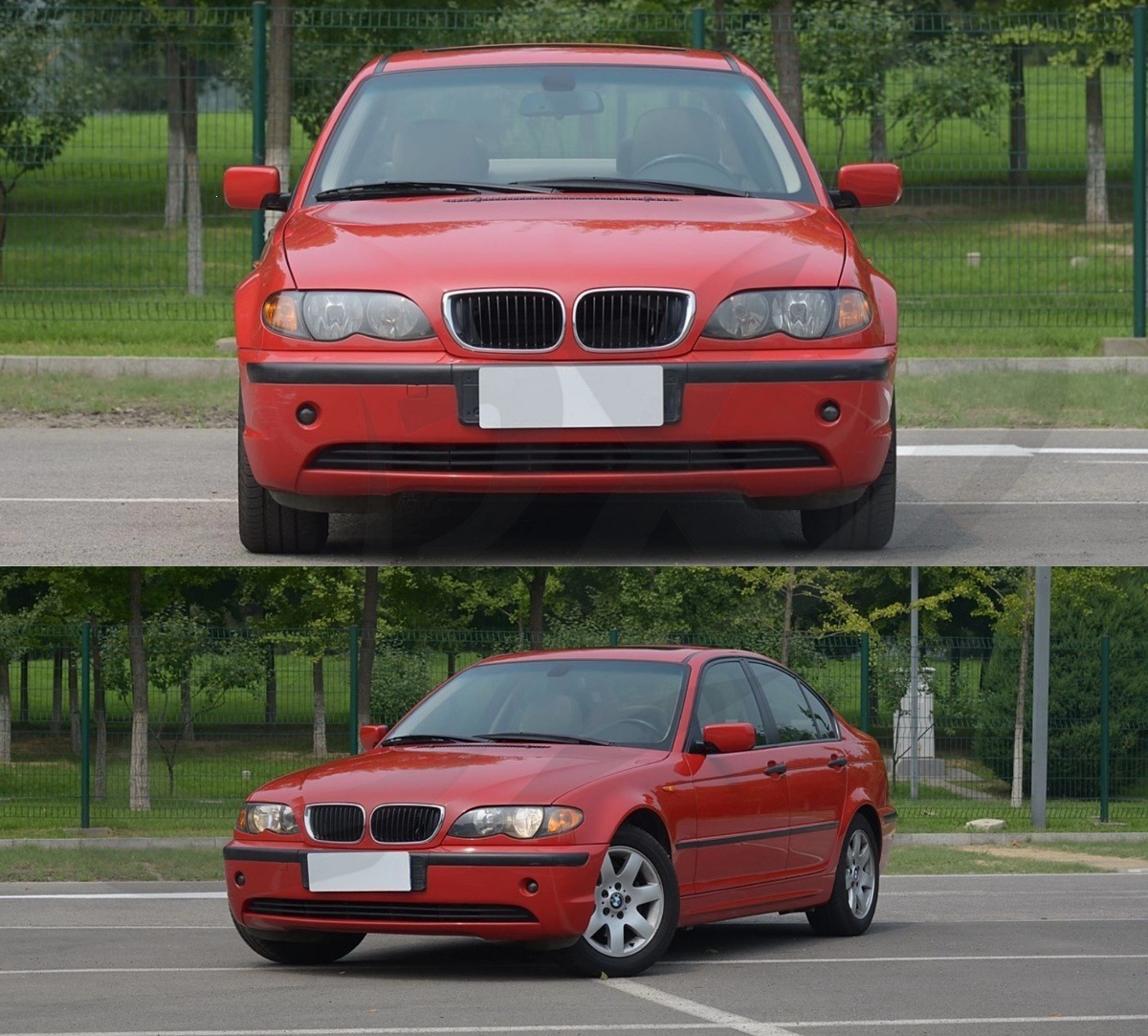 Suitable for 01-04 BMW 3 Series E46 front bumper trim air vent fixing clip license plate bracket 316 318 325i