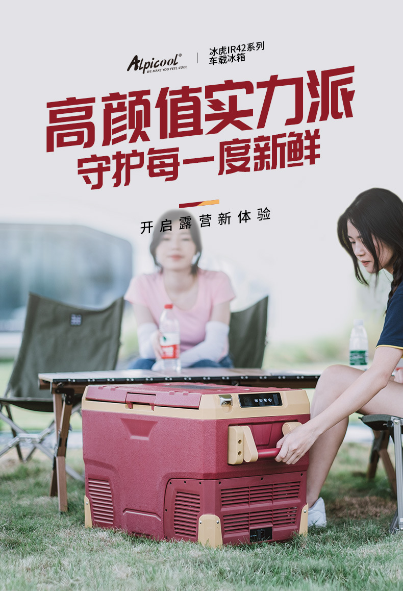 Ice Tiger Compressor Car Refrigerator Car Home Dual-use Refrigeration 12v24v Portable IR42 Dormitory Mini Refrigerator