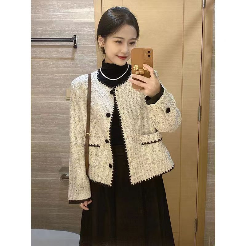 Chanel Style Coat Women's Spring and Autumn 2024 Fashion New Elegant Socialite French Niche High-end Style Short Trendy Top
