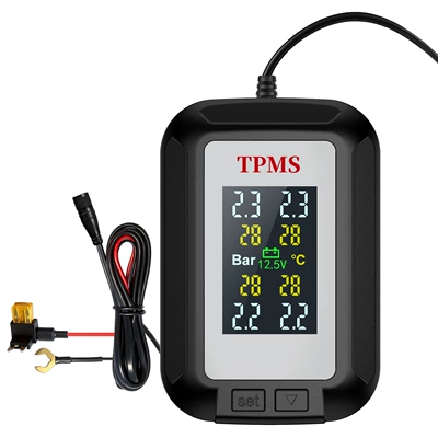Tire Pressure Monitor Without Power Tire pressure monitoring system - usb-cable-12v-acc-cable-external-with-bluetooth-app