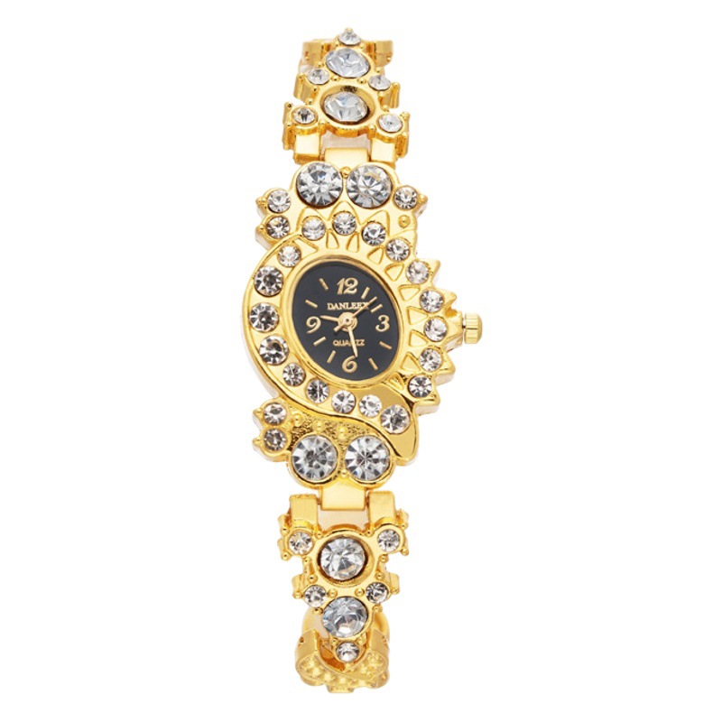 Relojes de mujer con incrustaciones de diamantes explosivos transfronterizos pulsera de relojes de moda populares europeos y estadounidenses fabricantes de relojes de cuarzo con diamantes de imitación al por mayor