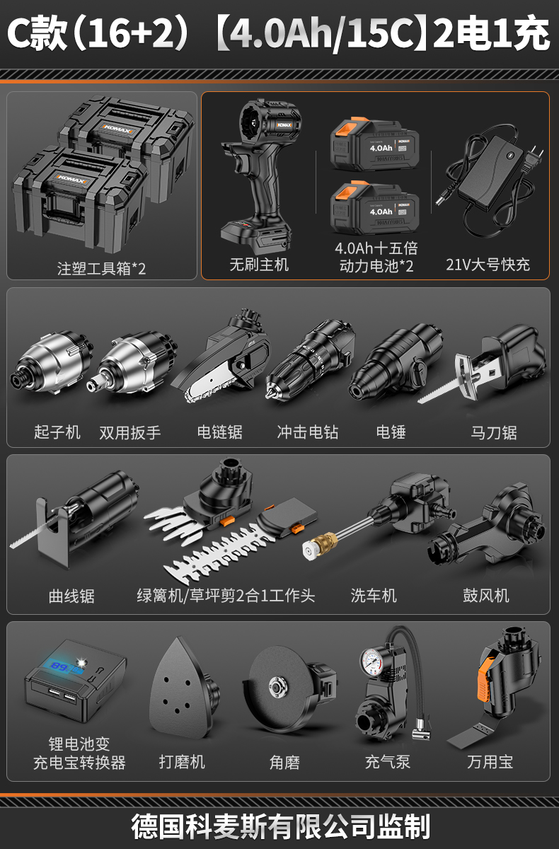 Kit de herramientas domésticas diarias combinación multifuncional conjunto completo de hardware eléctrico mantenimiento especial conjunto completo