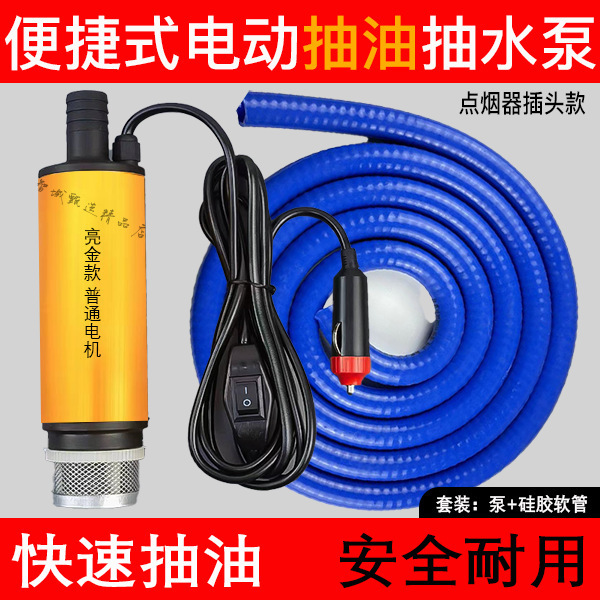 Bomba de bombeo diesel 12v24v bomba de bombeo eléctrica universal 220V artefacto de bombeo pistola de llenado pequeña máquina de bombeo image 10