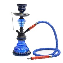 跨境现货单双管小号麻花球水烟壶玻璃配件阿拉伯水烟壶烟枪hookah