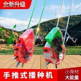 手推式播种机花生玉米黄豆水稻小麦油菜多功能新款自动小型麦太保