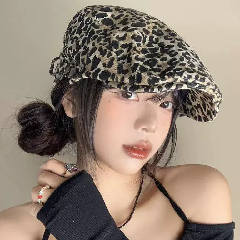 秋冬复古灯芯绒前进帽时尚英伦风报童帽日系街头文艺鸭舌帽子男女