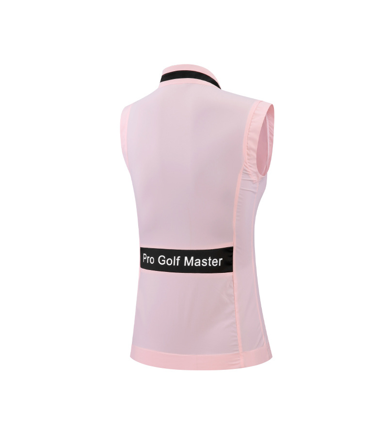 Áo ghi lê golf PGM mỏng nhẹ chít eo cho nữ — Yf565-vest Trắng, Yf565-gi lê màu hồng, QZ086-váy kaki, QZ086-Váy trắng chi tiết 14