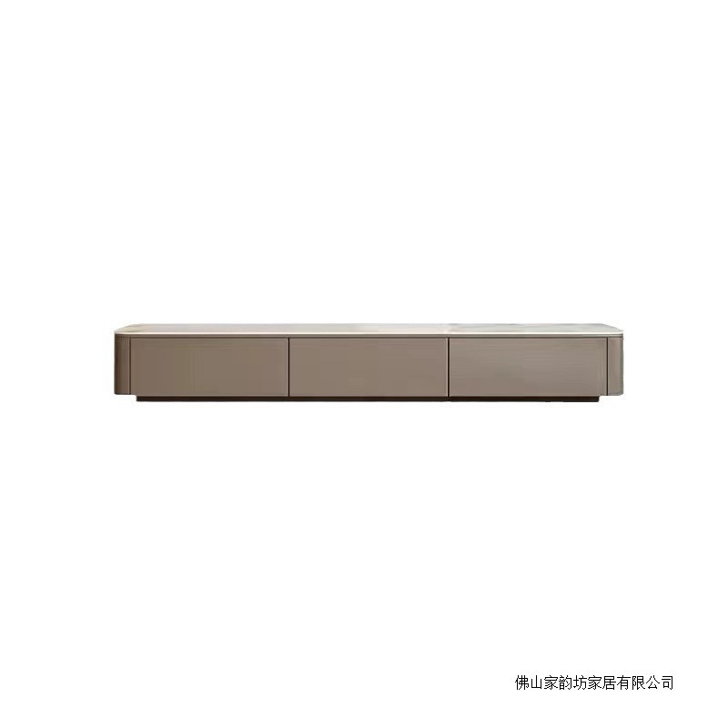 实木岩板落地电视柜轻奢高级感现代简约客厅家用网红新款落地柜|undefined