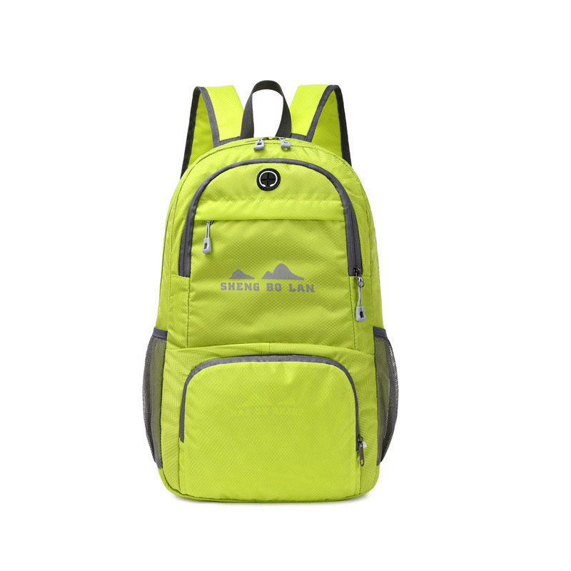 Bolsa de ocio deportivo al por mayor nueva mochila plegable ligera bolsa de almacenamiento de viaje de ocio gran capacidad mochila al aire libre