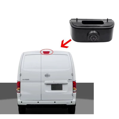 Suitable for Nissan NV200, this is a high-position brake light with an AHD1080P high-definition night vision rear-view camera for use in vehicles