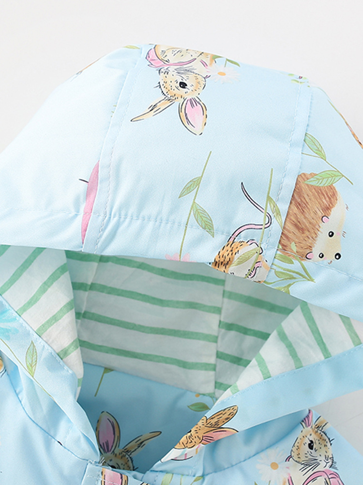 Malwee abrigo de las niñas Primavera y otoño nuevos niños europeos y americanos con capucha cremallera camisa de manga larga coraje abrigo de los niños