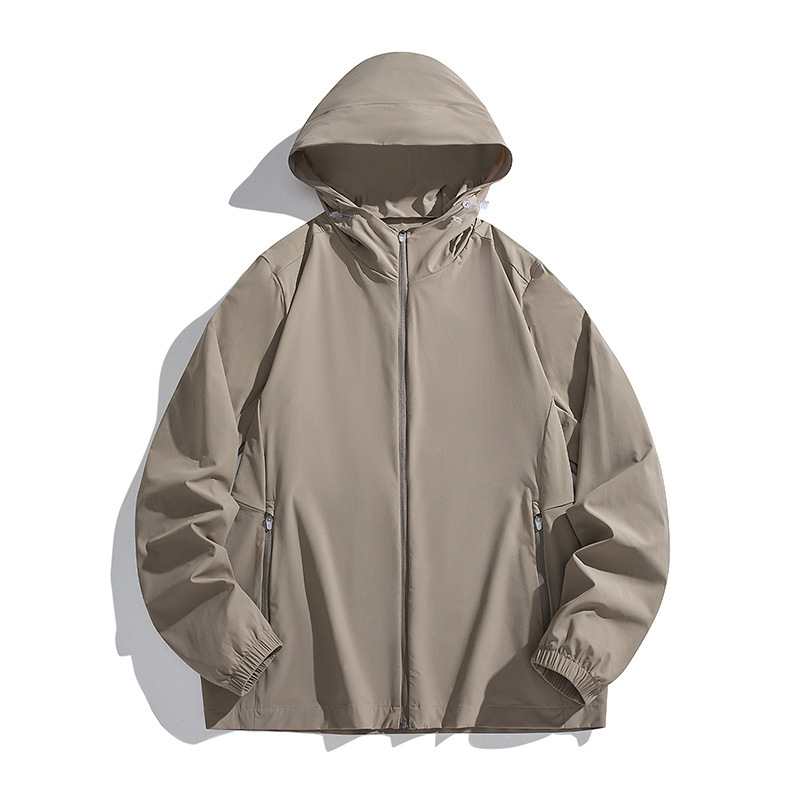 Nueva ropa de protección solar ligera de nailon, hombres y mujeres, parejas, chaqueta de punto, senderismo, escalada en roca, ropa de piel de sombra