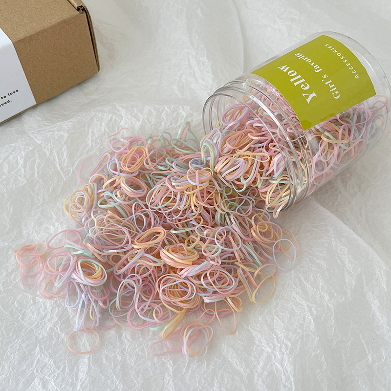 Pequeña banda de goma disponible negra para las mujeres, alta banda de goma elástico y durable, Banda del pelo, Banda del pelo para las muchachas