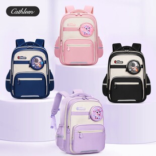 New Pony Polly Primary School Bag 1-3-6 Grade Backpack Ridge Protection and Burden Reduction Large Capacity Children's Schoolbag