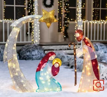 Decorative Props Event & Party Supplies Christmas Easter Classical Cartoon Metal Party Decorative Props