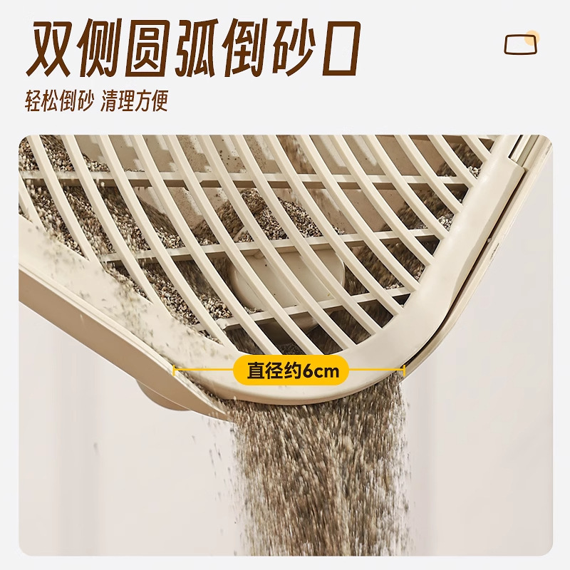 猫砂マット、砂制御テーブル、二層砂制御マット、ペダル、猫トイレ、猫トイレの漏れ防止、猫砂の飛沫防止マット|undefined