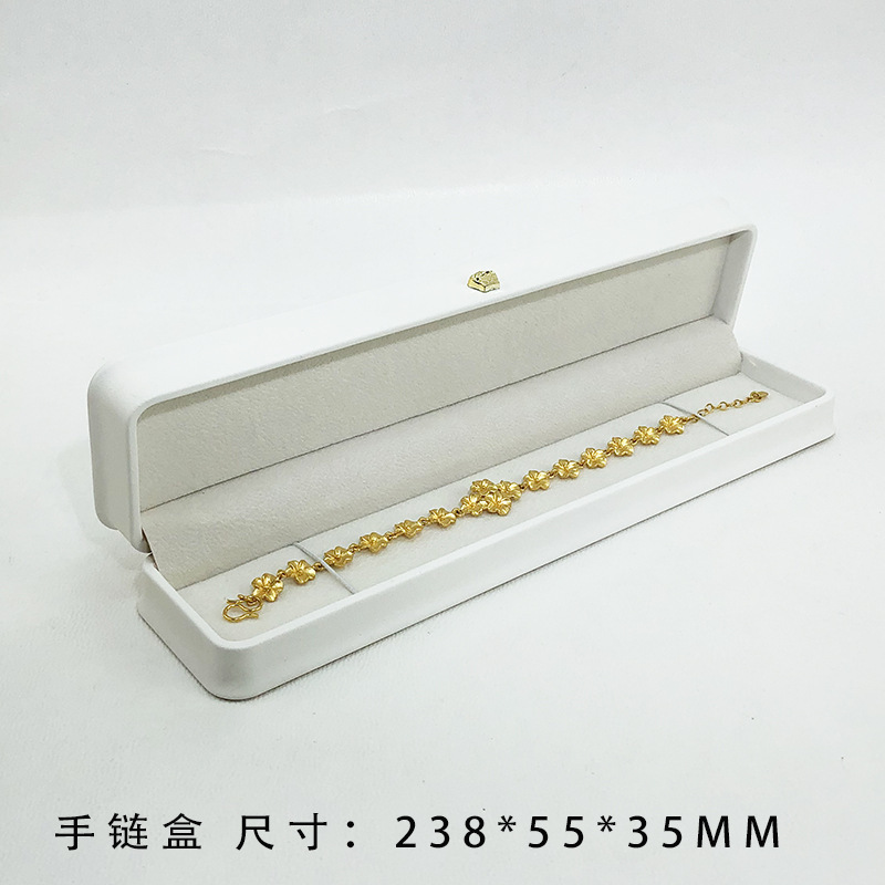 皇冠PU皮收腰珍珠耳钉盒珍珠饰品盒项链盒戒指盒手链首饰盒批发|undefined