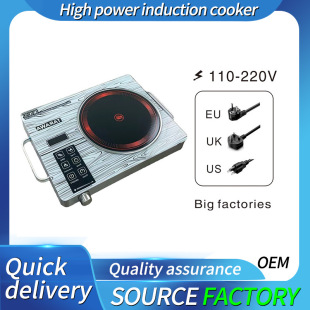 Cross-border wholesale electric ceramic stove household induction cooker hot pot wok high-power stir-fry electric stove battery stove new style