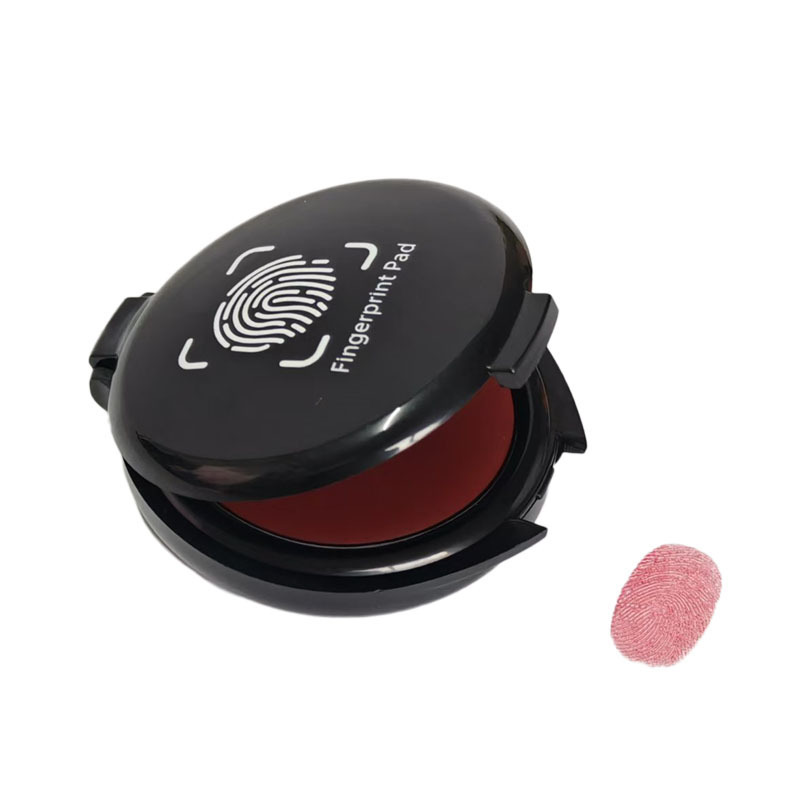 Portable Fingerprint Ink Pad, Clear Fingerprint Imprint, No-Wash Mini Ink Pad, Bank Contract Anti-Counterfeiting Fingerprint Stamp Portable Fingerprint Ink Pad, Clear Fingerprint Imprint, No-Wash Mini Ink Pad, Bank Contract Anti-Counterfeiting Fingerprint Stamp