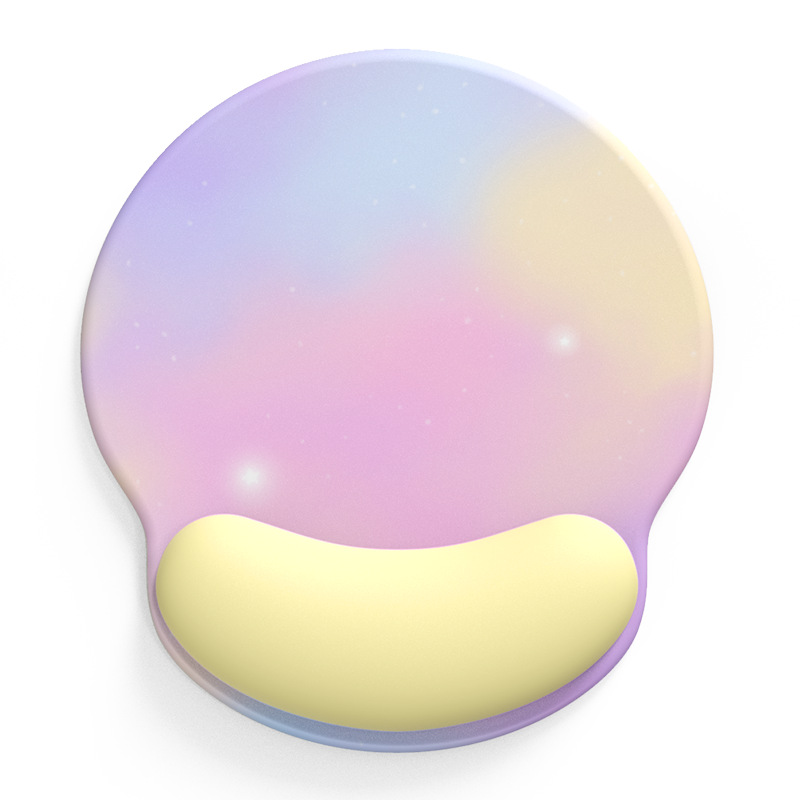 Nuevo gradiente mouse pad silicona muñeca pad estilo simple niños y niñas antideslizante portátil pulsera hermosa