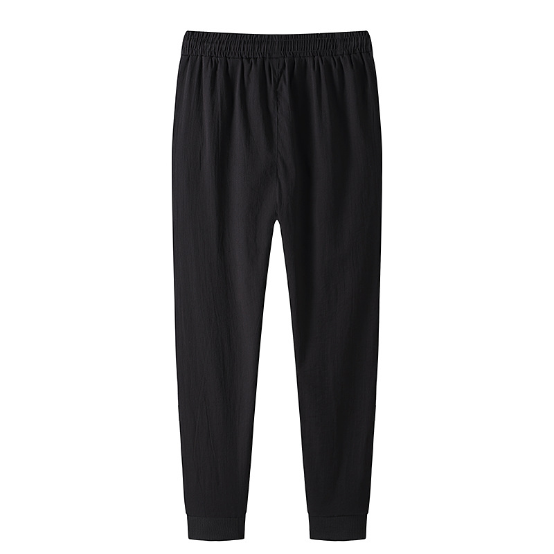 Men's Clothing Ice sense suit men's summer new fashion leisure loose thin breathable quick drying youth sports two piece suit trend_voghion.com
