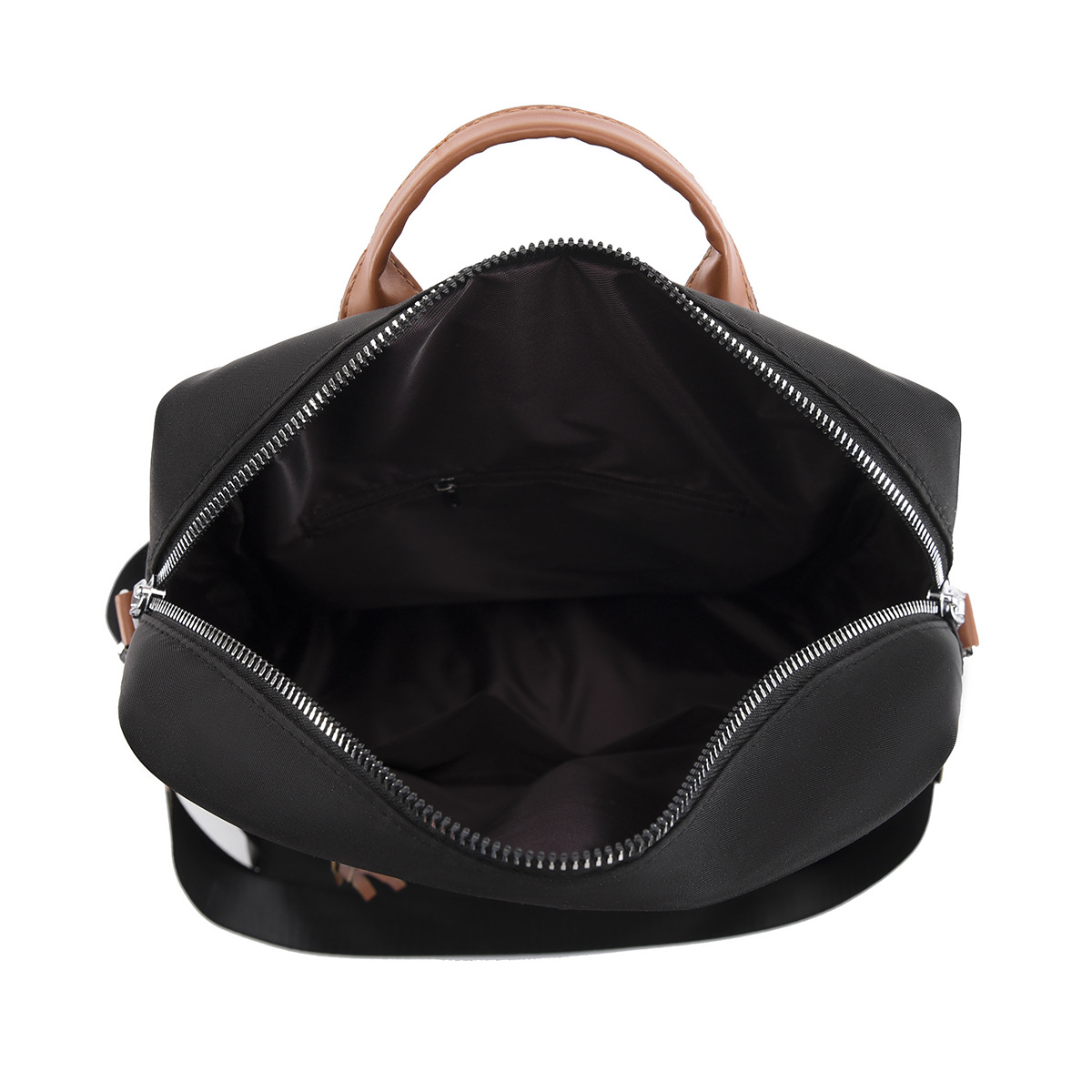 2023 nueva mochila de tela Oxford para mujer casual moda contraste color viaje urbano borla mochila de doble uso al por mayor