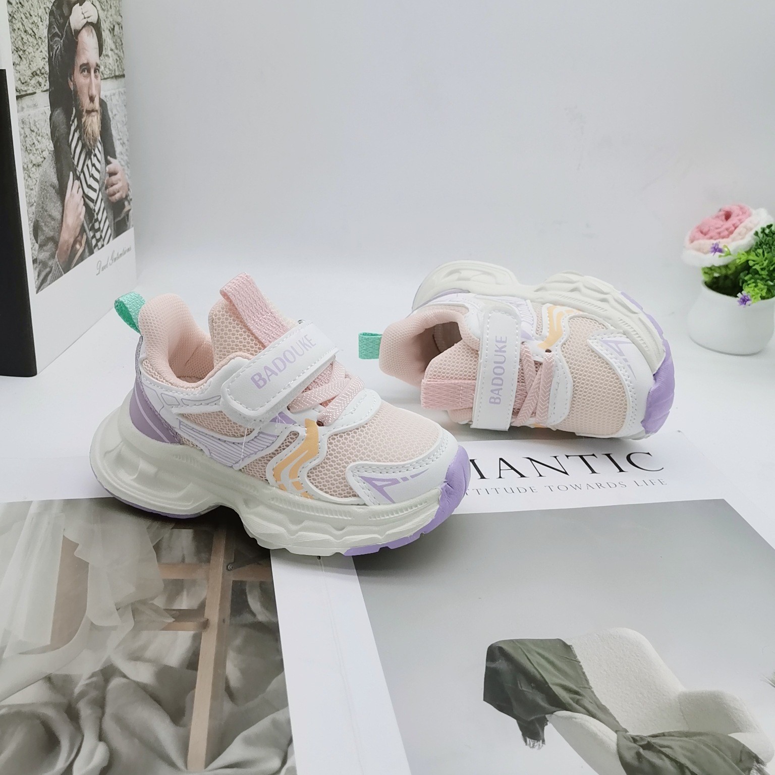 Zapatos deportivos Badoke nuevos para niños, tallas 22-31, zapatos para niños, zapatos de suela blanda para bebés, zapatos para niñas pequeñas