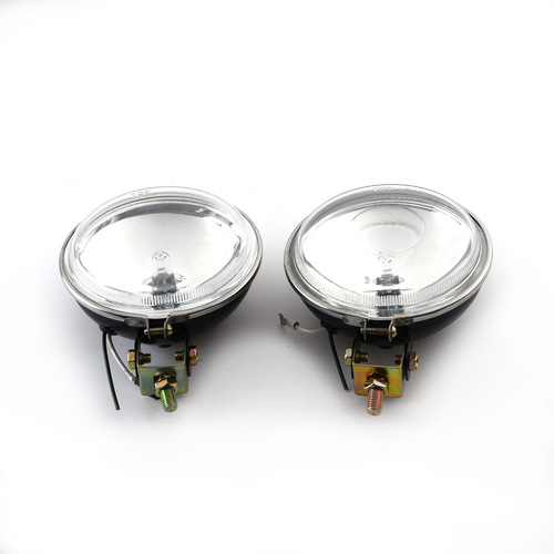 Black 3-inch round fog light electroplated small sun light work light stainless steel 3-inch 4-inch round 199 sun light