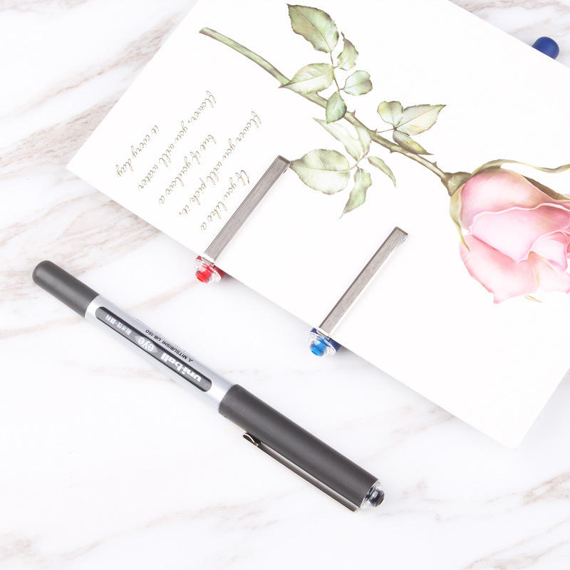 일본 미쓰비시 유니 UB-150 중성 스트레이트 액체 볼펜 사무실 서명 펜 학생 사무실