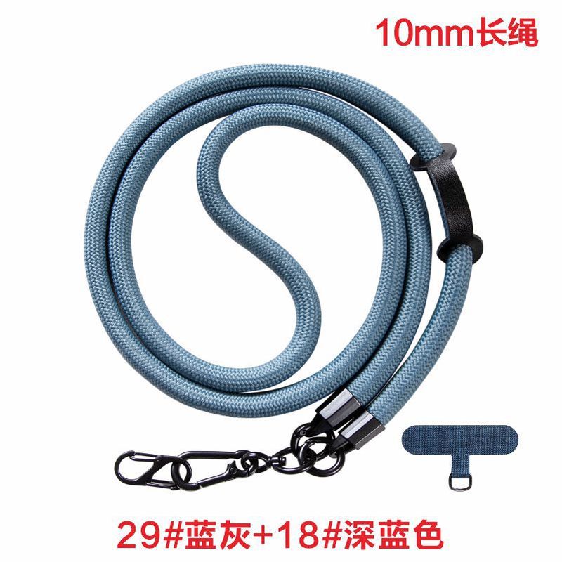 携帯電話のストラップの斜め掛けの10mmの首掛けの太い編みの携帯電話のストラップの多機能の斜め掛けのストラップのポリエステルの携帯電話のストラップ|undefined
