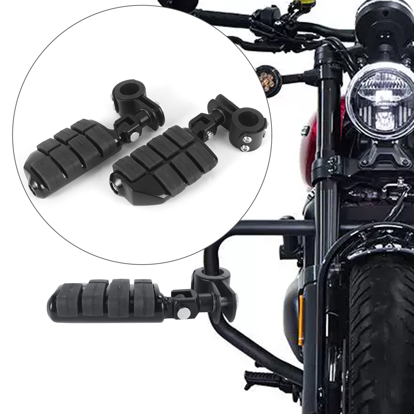 Motorcycle Accessories Footrest Bracket Plate Footrest Pedal Harley Footrest 883 Fat Boy Dyna Modified Footrest Pedal