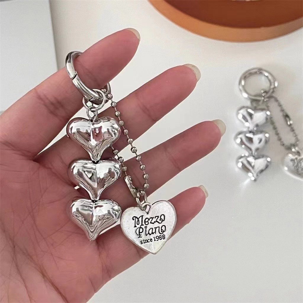 1 Piece Alloy Plastic Letter Heart Shape Bag Charms display picture 3