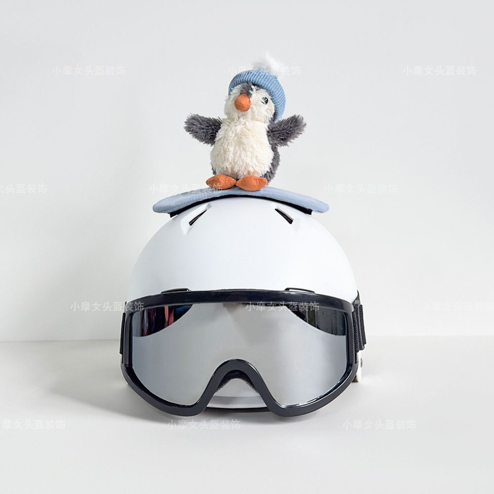 Super cute and adorable cartoon sunflower Duffy Bear headband, ski helmet, motorcycle helmet decoration accessory