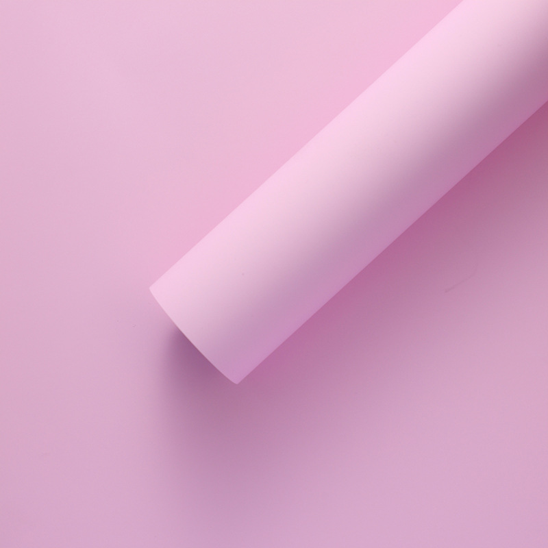 Nuevo paquete de ramo de flores 8.5 seda elegante viento de niebla matte papel de embalaje impermeable espesado papel de color sólido florista